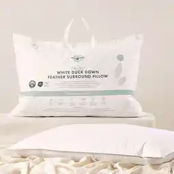 Pillow Talk 50/50 Duck Down Feather Surround Pillow by Greenfirst offer