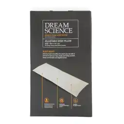 Pillow Talk Adjustable Memory Foam Body pillow by Dream Science offer