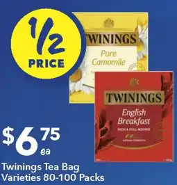 Ritchies Twinings Tea Bag offer