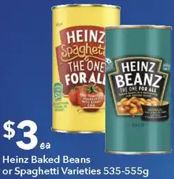 Ritchies Heinz Baked Beans or Spaghetti Varieties offer