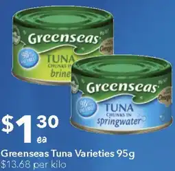 Ritchies Greenseas Tuna offer