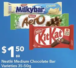 Ritchies Nestlé Medium Chocolate Bar offer