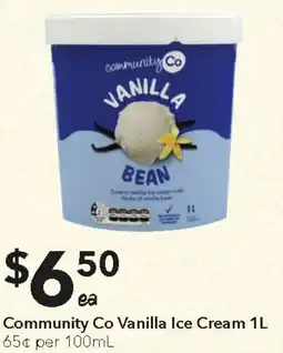 Ritchies Community Co Vanilla Ice Cream offer