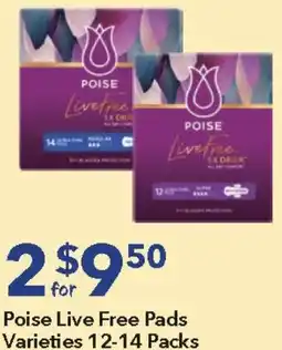 Ritchies Poise Live Free Pads offer