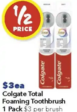 Ritchies Colgate Total Foaming Toothbrush offer