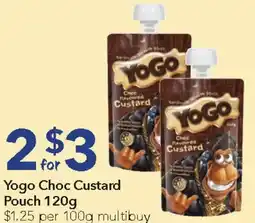 Ritchies Yogo Choc Custard Pouch offer