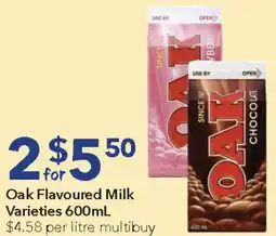 Ritchies Oak Flavoured Milk offer