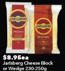 Ritchies Jarlsberg Cheese Block or Wedge offer