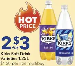 Ritchies Kirks Soft Drink offer