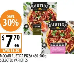 Supabarn Mccain rustica pizza offer