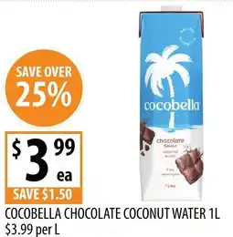 Supabarn Cocobella chocolate coconut water offer