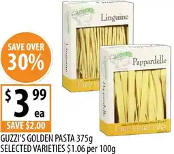 Supabarn Guzzi's golden pasta offer
