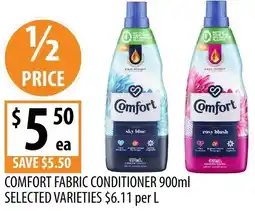 Supabarn Comfort fabric conditioner offer