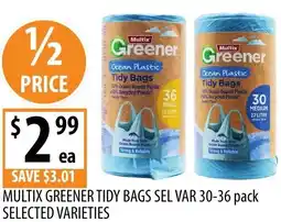 Supabarn Multix greener tidy bags sel var offer