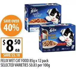 Supabarn Felix wet cat food offer
