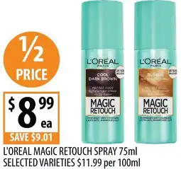 Supabarn L'oreal magic retouch spray offer