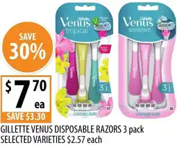 Supabarn Gillette venus disposable razors offer