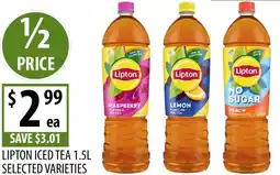 Supabarn Lipton iced tea offer