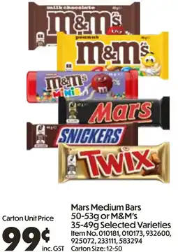 Campbells Wholesale Mars snickers offer