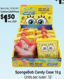 Campbells Wholesale SpongeBob Candy Case offer