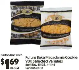 Campbells Wholesale Future Bake Macadamia Cookie offer