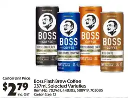 Campbells Wholesale Boss Flash Brew Coffee offer
