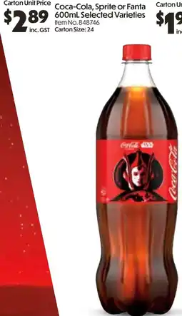 Campbells Wholesale Coca-Cola Sprite or Fanta offer