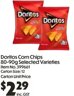 Campbells Wholesale Doritos Corn Chips offer