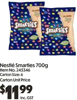 Campbells Wholesale Nestlé Smarties offer