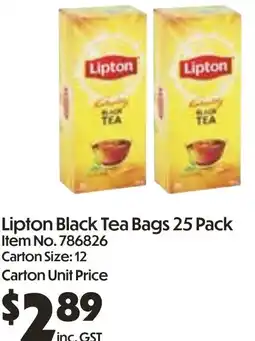 Campbells Wholesale Lipton Black Tea Bags offer