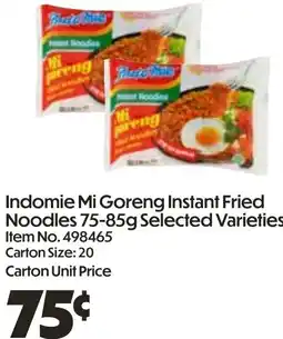 Campbells Wholesale Indomie Mi Goreng Instant Fried Noodles offer