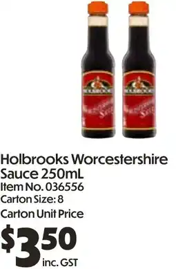 Campbells Wholesale Holbrooks Worcestershire Sauce offer