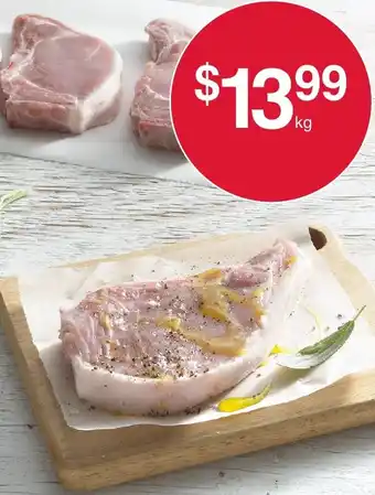 Australian Butchers Store Pork Loin Chops offer