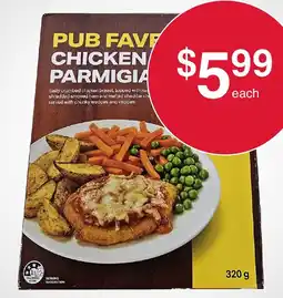 Australian Butchers Store On The Menu Chicken Parmigiana offer