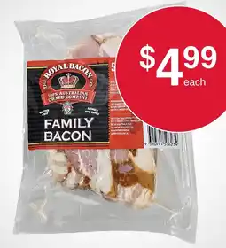 Australian Butchers Store The Royal Family Bacon offer