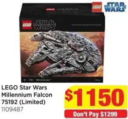 Mr Toys Lego Star Wars Millennium Falcon offer