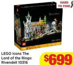 Mr Toys Lego Icons The Lord of the Rings Rivendell offer