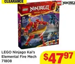 Mr Toys Lego Ninjago Kai's Elemental Fire Mech offer