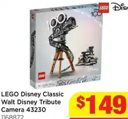 Mr Toys LEGO Disney Classic Walt Disney Tribute Camera 43230 offer