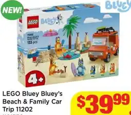 Mr Toys Lego Bluey Bluey's Beach & Family Car Trip 11202 offer