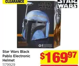 Mr Toys Star Wars Black Pablo Electronic Helmet offer