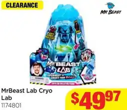 Mr Toys MrBeast Lab Cryo Lab offer