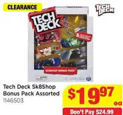 Mr Toys Tech Deck Sk8Shop Bonus Pack offer