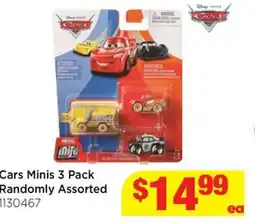 Mr Toys Cars Minis 3 Pack Randomly Assorted offer