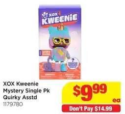 Mr Toys XOX Kweenie Mystery Single Pk Quirky Asstd offer