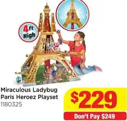 Mr Toys Miraculous Ladybug Paris Heroez Playset offer