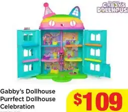 Mr Toys Gabby's Dollhouse Purrfect Dollhouse Celebration offer