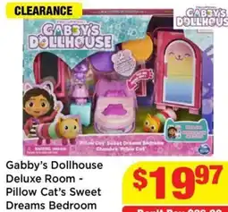 Mr Toys Gabby's Dollhouse Deluxe Room - Pillow Cat's Sweet Dreams Bedroom offer