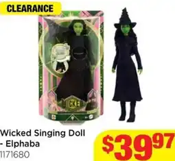 Mr Toys Wicked Singing Doll - Elphaba offer