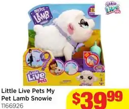 Mr Toys Little Live Pets My Pet Lamb Snowie offer